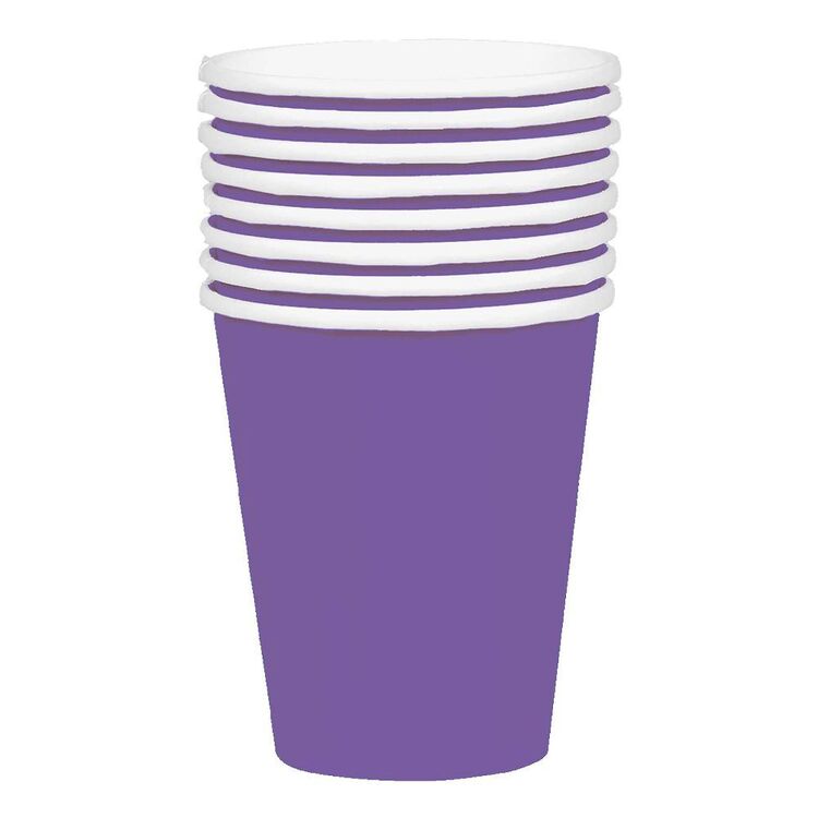 Amscan Paper Cups 20 Pack New Purple