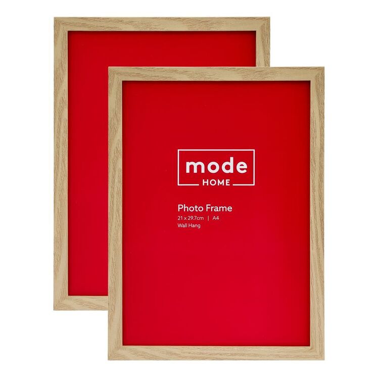 Mode Home Natural Photo Frame 2 Pack Natural