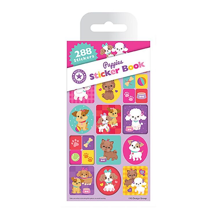 Target Dog Sticker Book Puppies Sticker Book Multicoloured | Spotlight Australia