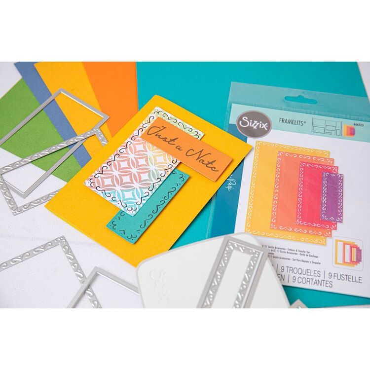 Stacey Park Sizzix Rectangles Framelits Dies 9 Pack Rectangle