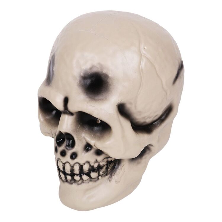 Spooky Hollow Light Up Skull Multicoloured - Main Image