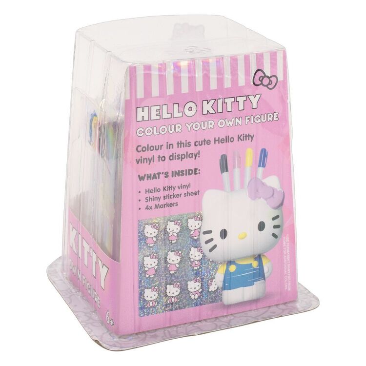 Colorforms Kitty Hello Kitty Colour Your Own Vinyl Figure Multicoloured