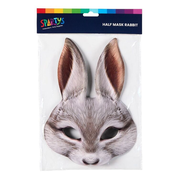 Spartys Half Rabbit Mask Grey