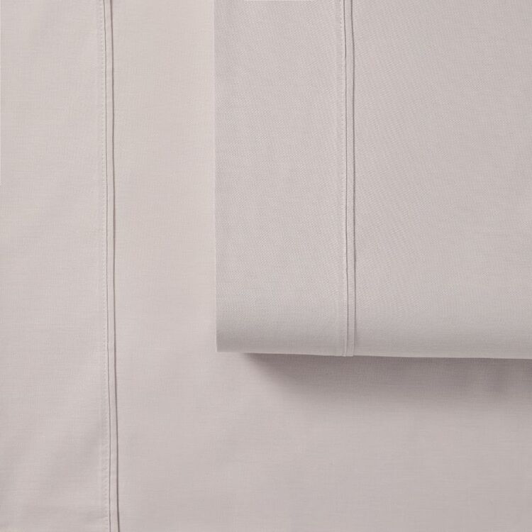 Silver Thread Sheets Eminence 2000 Thread Count Cotton Rich Sheet Set Silver Queen