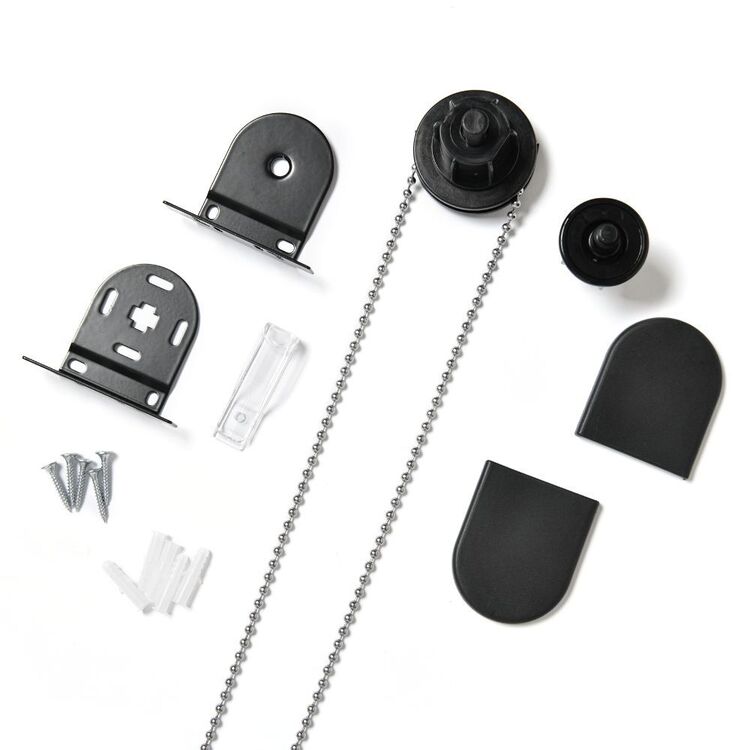 Windowshade 25mm Single Roller Blind Component Kit Black 25 mm ...