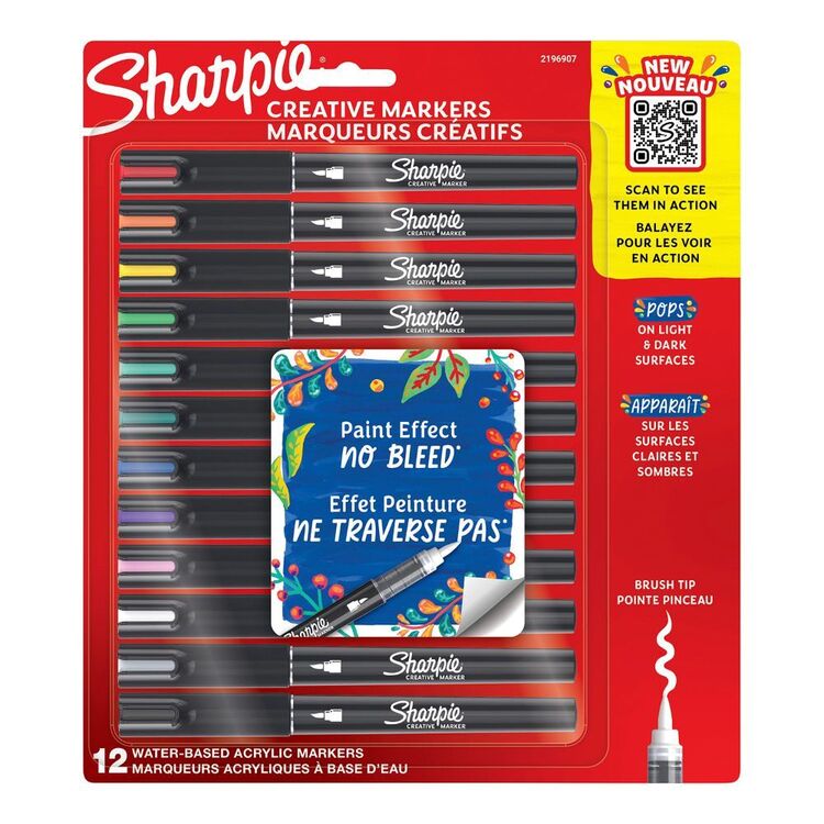 Sharpie Brush Tip 12-Marker Set Sharpie Brush Tip 12-Marker Set