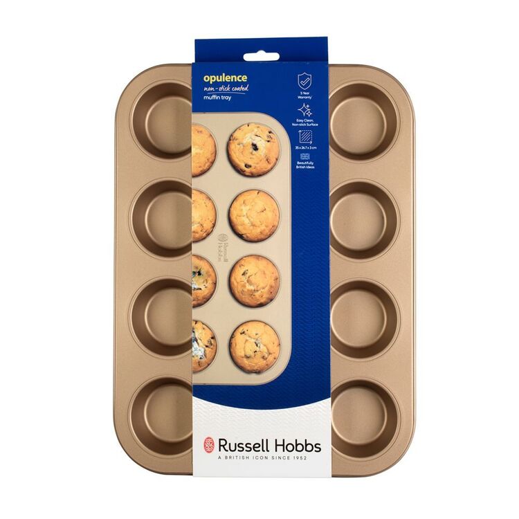 Russell Hobbs Opulence 12 Cup Muffin Tray Gold - Main Image