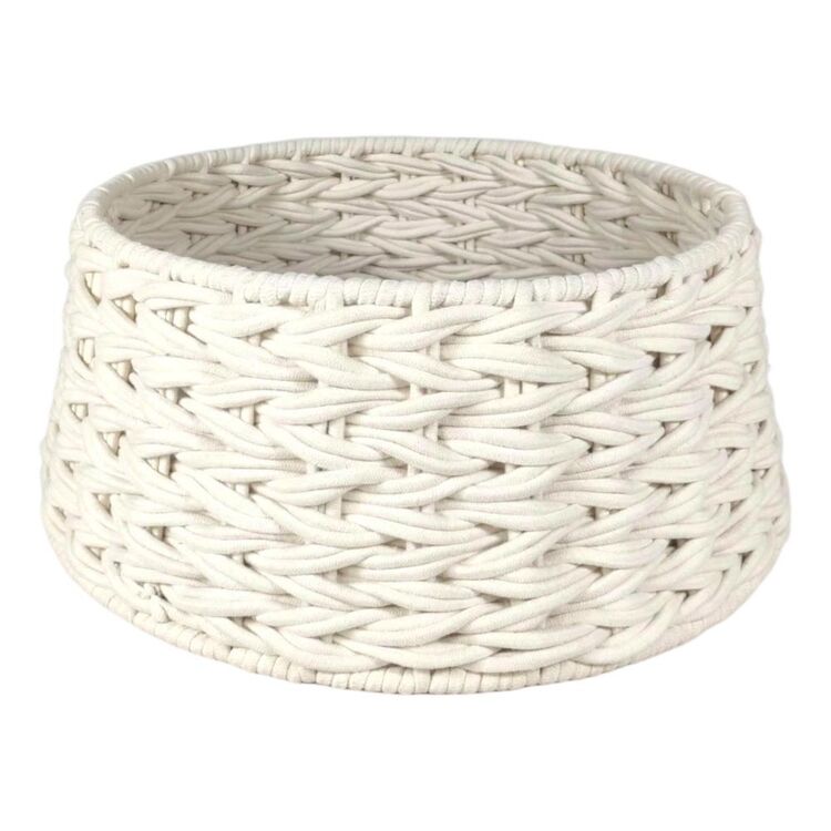 Bouclair Rope Tree Skirt White - Main Image