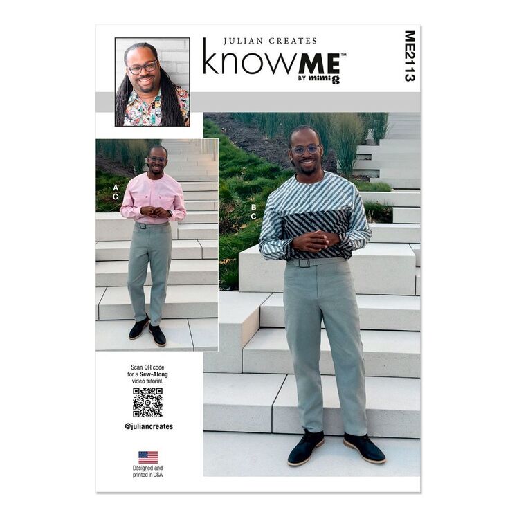 McCall's Me2113 Men's Shirts and Pants Pattern