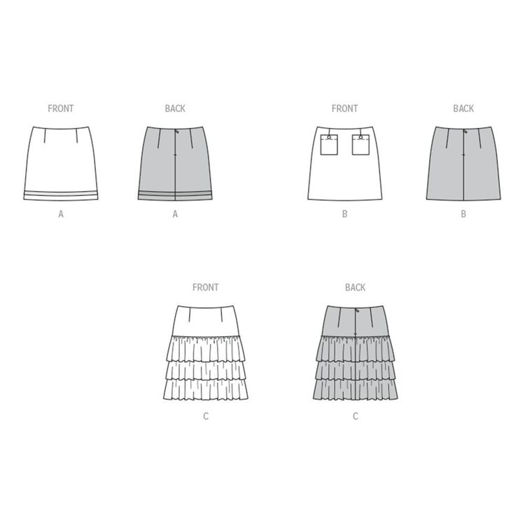 Ytk Patterns Burda Style 5726 Misses' Skirt Sewing Pattern White | Spotlight Australia