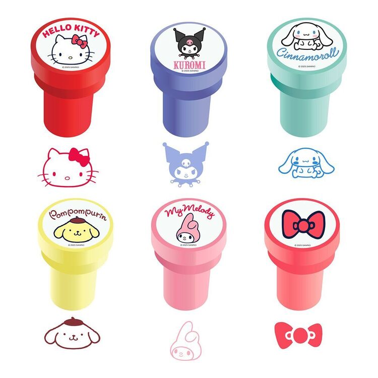 Hello Kitty Mini Stamp Favours Pack Multicoloured Pack