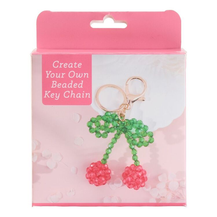Spotlight Cherry Key Ring Bead Kit Multicoloured
