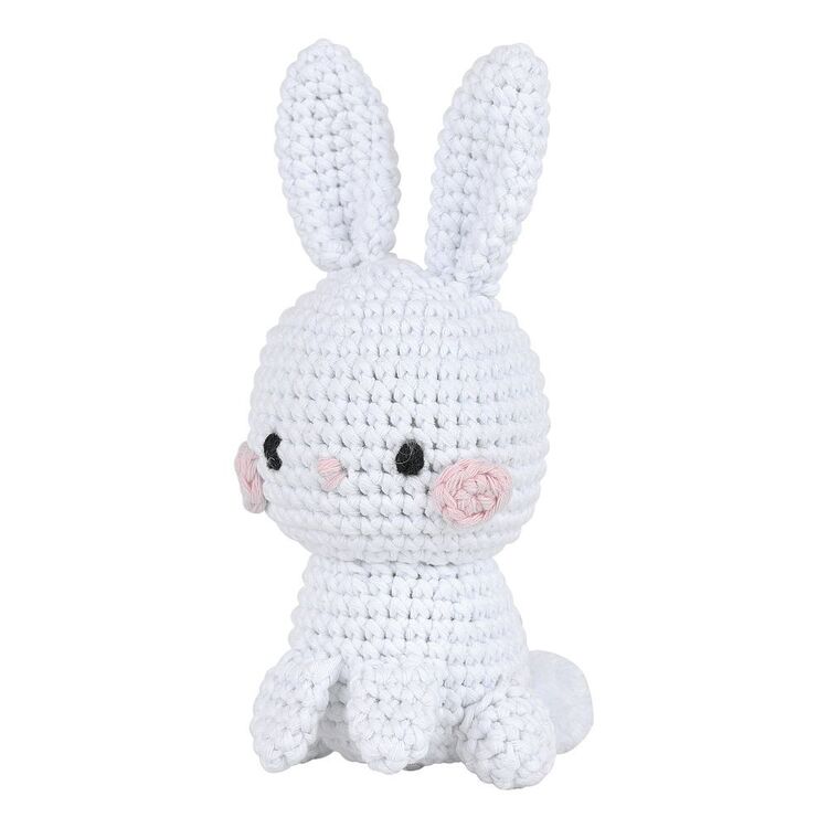 Knitty Critters Snowball The Rabbit Pouch Pals Snowball The Rabbit