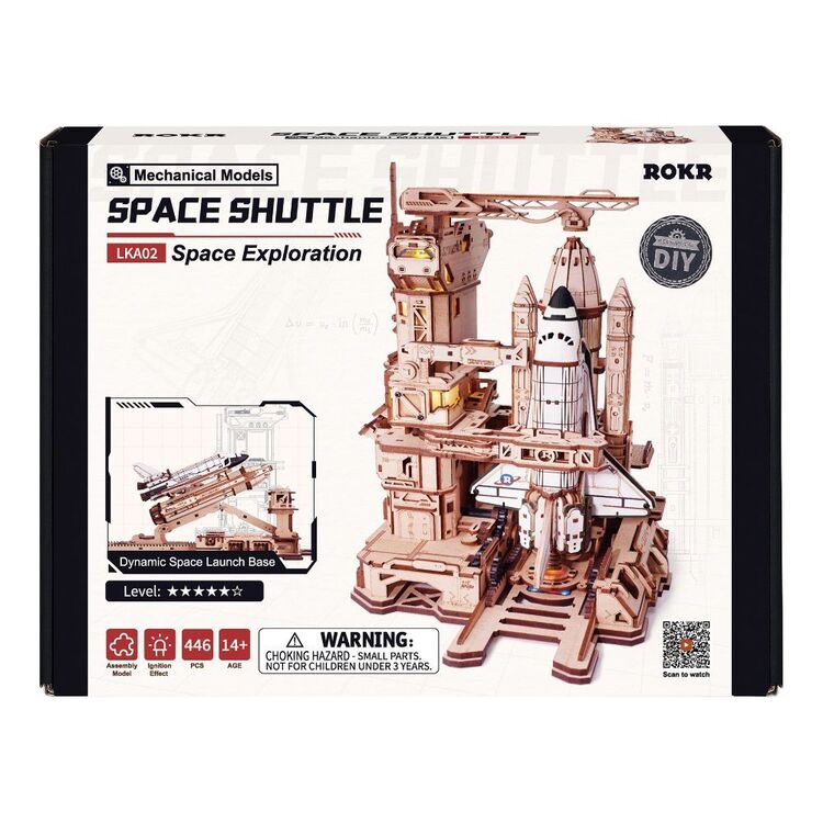 Makerbot Space Shuttle Robotime Space Shuttle DIY Kit Multicoloured | Spotlight Australia