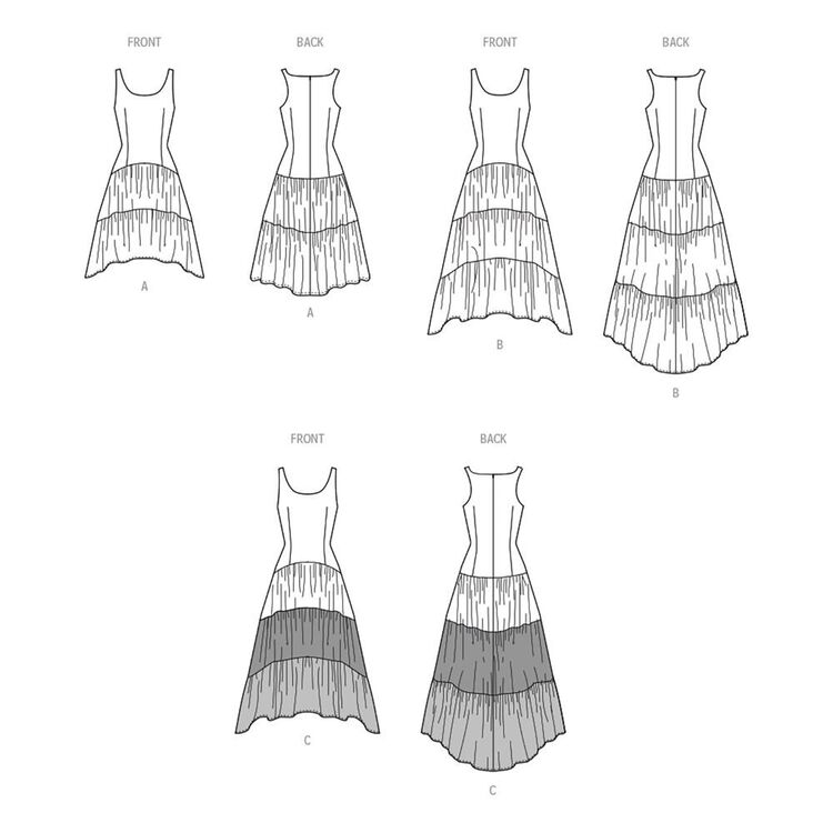 Ytk Patterns Simplicity S3129 Misses' Dresses with Petite Lines Sewing Pattern ...