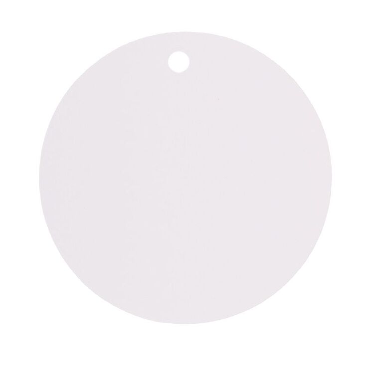 Basic Circular Window Tag Crafters Choice Round Swing Tags 10 Pack White | Spotlight Australia