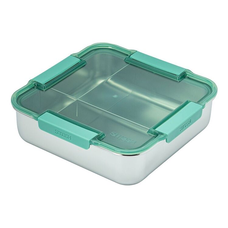 Nte Box Smash 4-Compartment Bento Box Green
