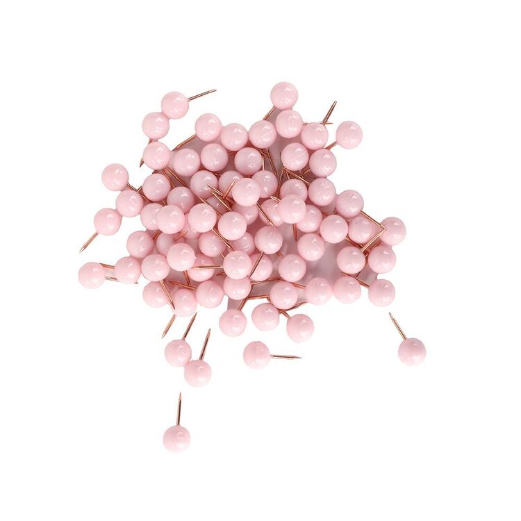 Pink Convertable Pin Crafters Choice Round Pins 120 Pack Pink | Spotlight Australia