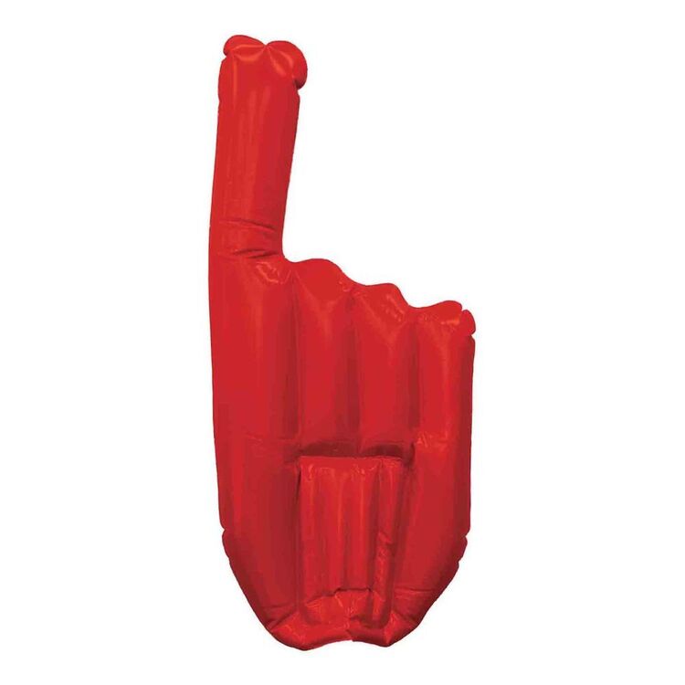 Simple Inflatable Hand Anagram Inflatable Hand Red | Spotlight Australia