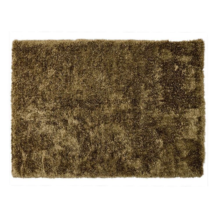 Luxury Living Nelson Shaggy Rug Sage Sage
