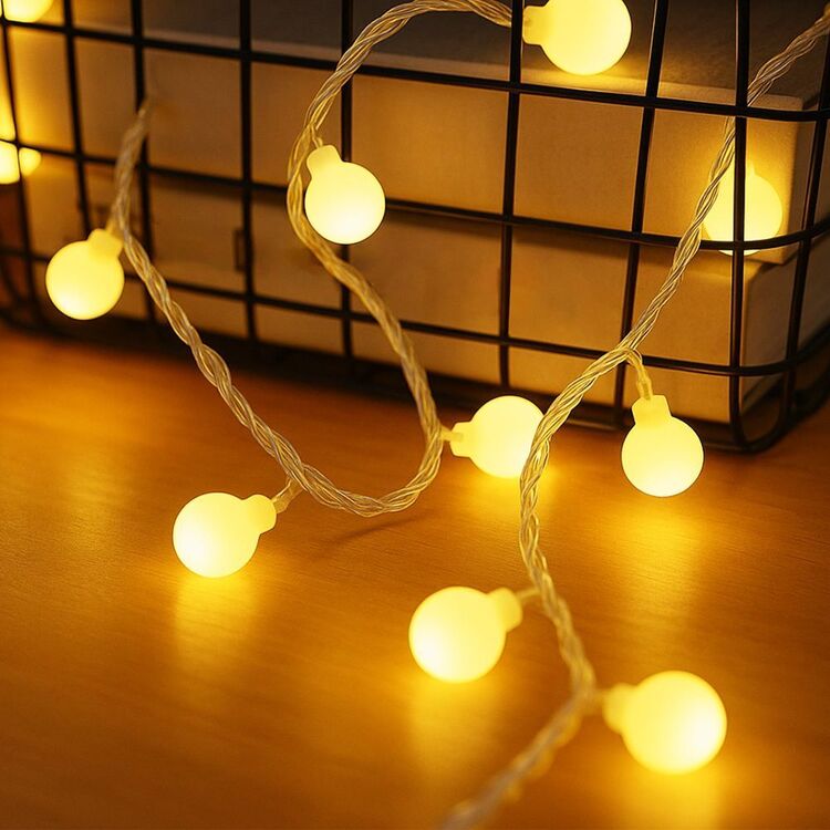 Led Cherry String Light Lexi Lighting 300 LED Cherry Balls Connectable Cluster String Light ...