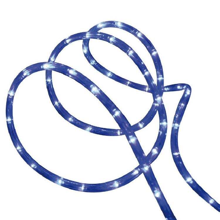 Solar Blue Lights Rope Lexi Lighting Solar Powered LED Rope Light Blue | Spotlight Australia