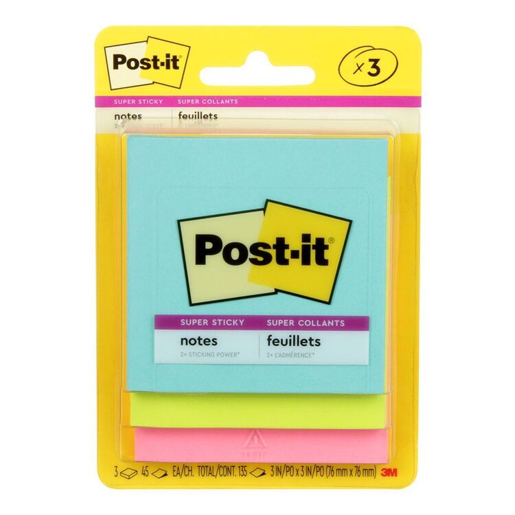 3M Post-it Extreme Notes 3 Pack Miami