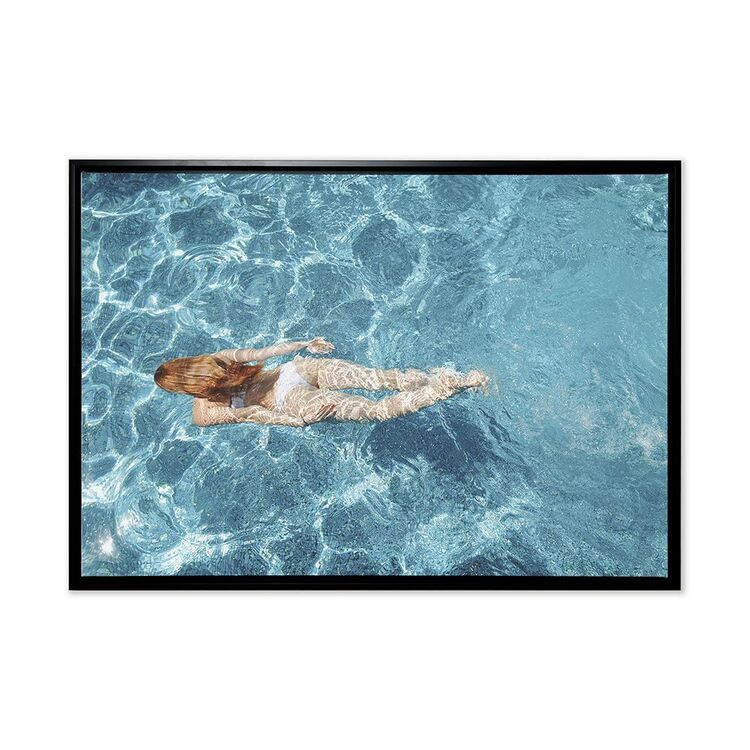Arbour Studio Refreshing Vibes Frame Canvas Black Frame