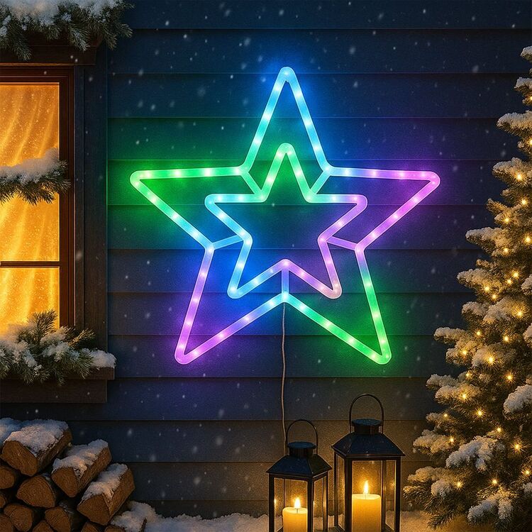 Lexi Lighting Digital Star Display Lights Multicoloured