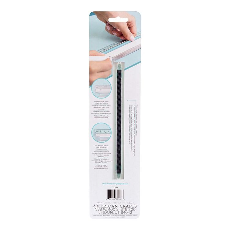 We R. Journal Ruler We R Memory Keepers Supreme Ruler Grey | Spotlight Australia