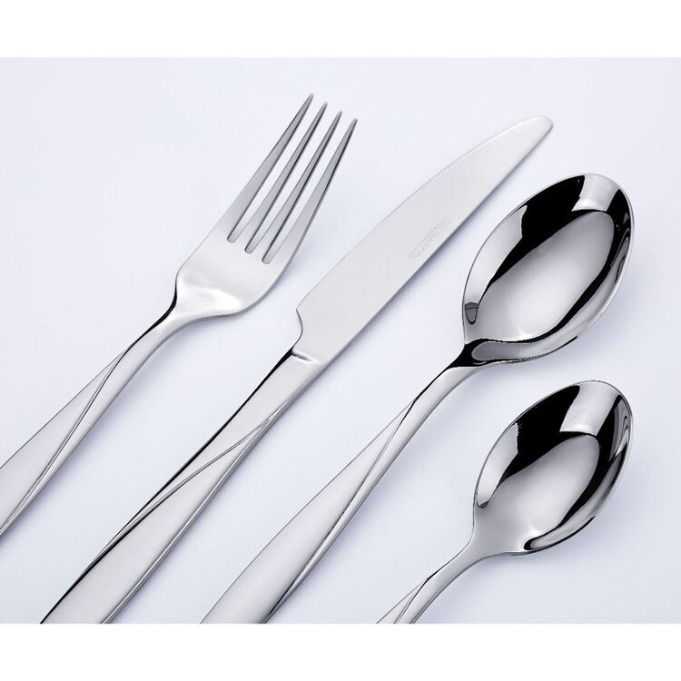 Chinary Set Culinary Co. Houston 32 Piece Cutlery Set Silver | Spotlight Australia