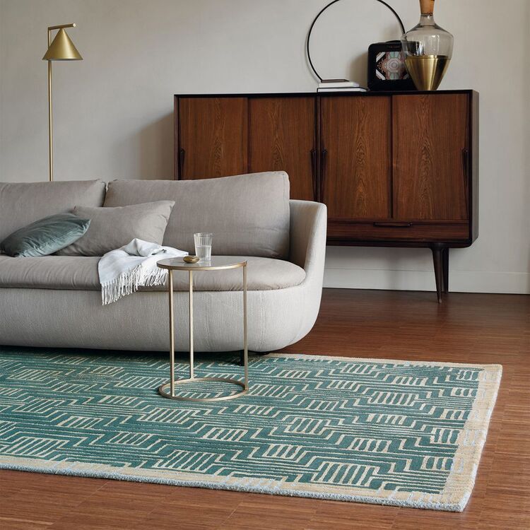 Ted X Rug Rug Culture Ted Baker Kinmo Rug Green | Spotlight Australia