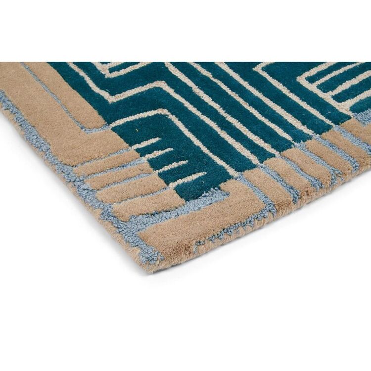 Ted X Rug Rug Culture Ted Baker Kinmo Rug Green | Spotlight Australia