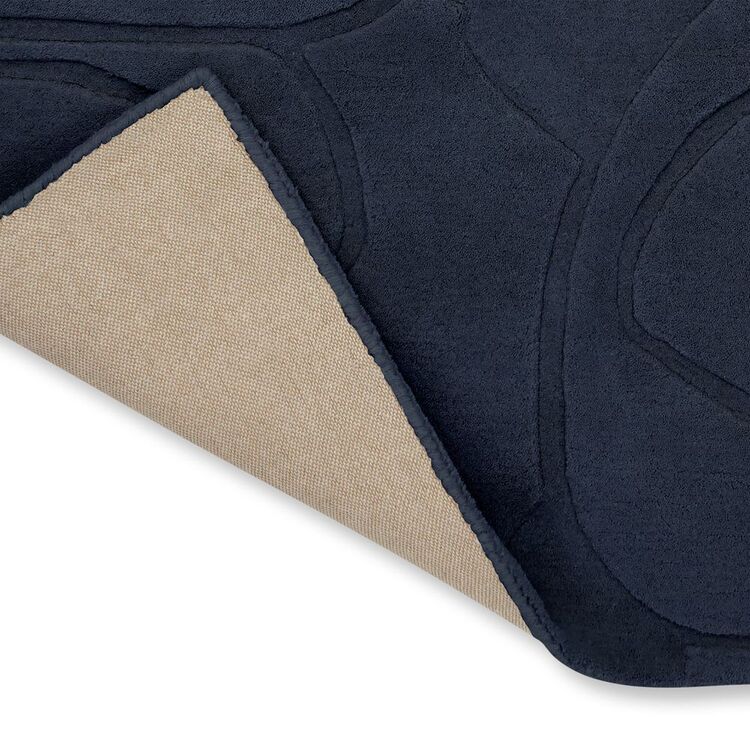 Ted X Rug Rug Culture Ted Baker Romantic Magnolia Rug Dark Blue Blue