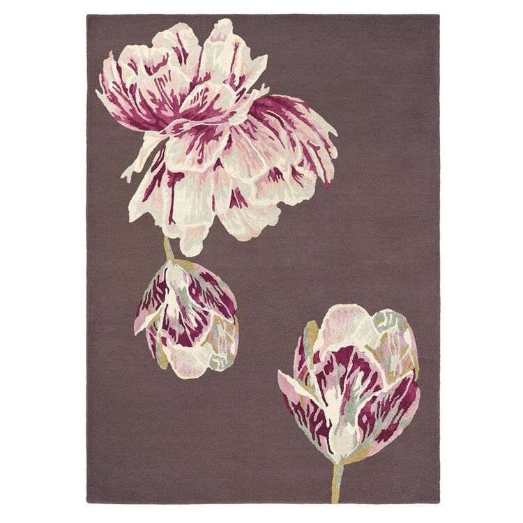 Ted Story Rug Rug Culture Ted Baker Tranquility Round Aubergine Rug Brown Brown