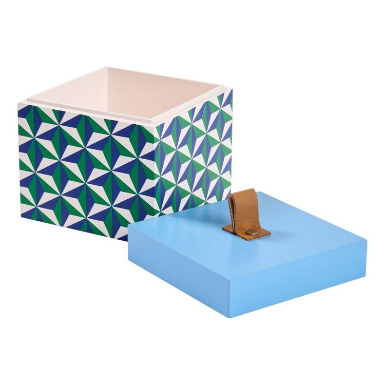 Ombre Home Modern Geo Trinket Box Multicoloured | Spotlight New Zealand