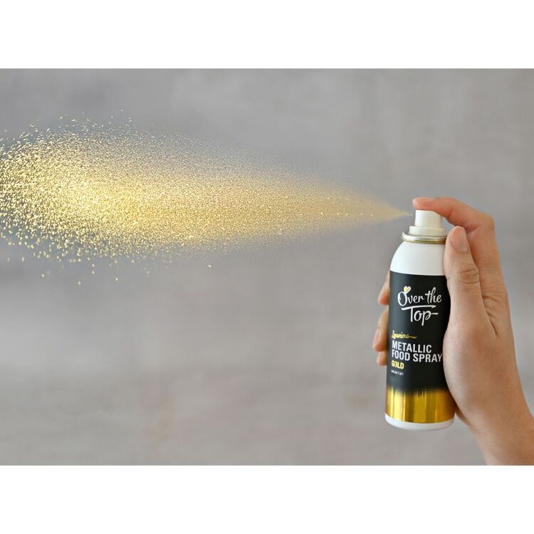 Vip Spray Gold Over The Top Metallic Food Spray Gold 48 Grams | Spotlight Australia