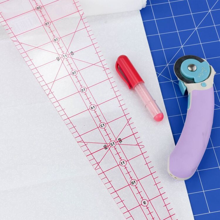 Wage Ruller Sew Easy 10 Degrees Wedge Ruler Clear | Spotlight Australia