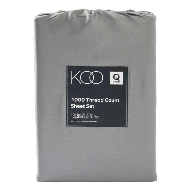 KOO 1000 Thread Count Sheet Set $39 ($210) + more up to 70% off Spotlight sale