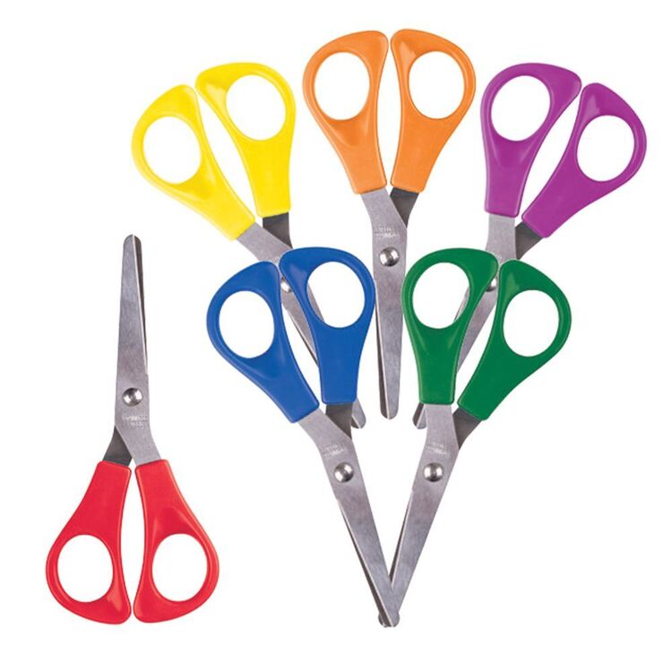 Multicoloured Zart Coloured Junior Scissors 36 Pack Multicoloured | Spotlight Australia