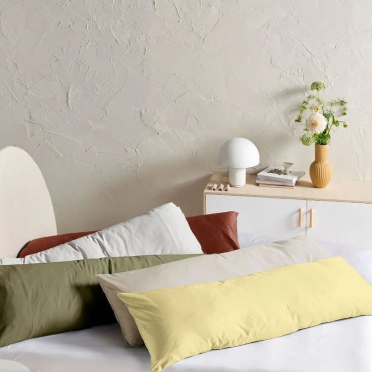 Body Project Book Linen House 500 Thread Count Cotton Sateen Augusta Body Pillowcase ...