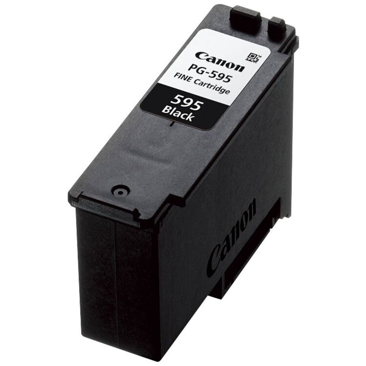Black Ink Text Print Canon PG595 Ink Cartridge Black | Spotlight Australia