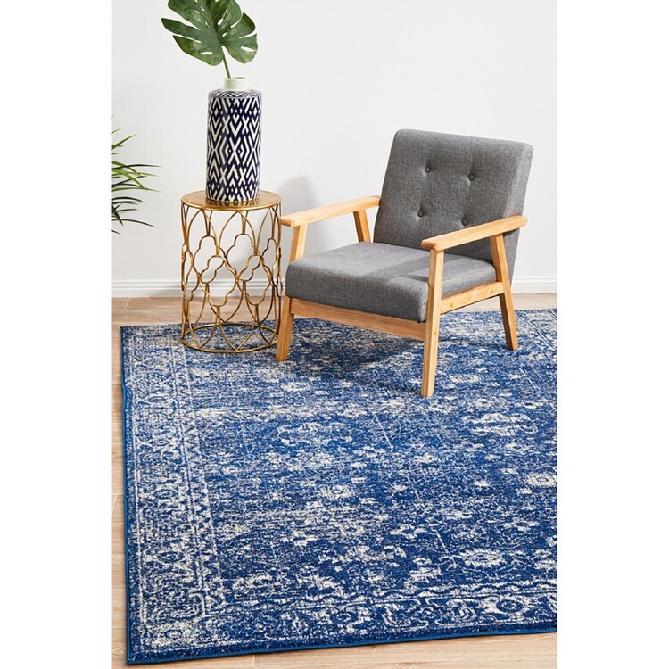 Rug Culture Oasis Transitional Rug Navy