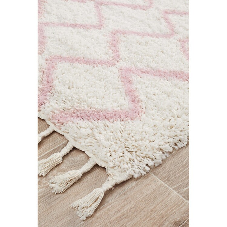 Pink Hallway Rug Patterns Rug Culture Saffron 11 Hall Runner Rug Pink 300 x 80 cm | Spotlight ...