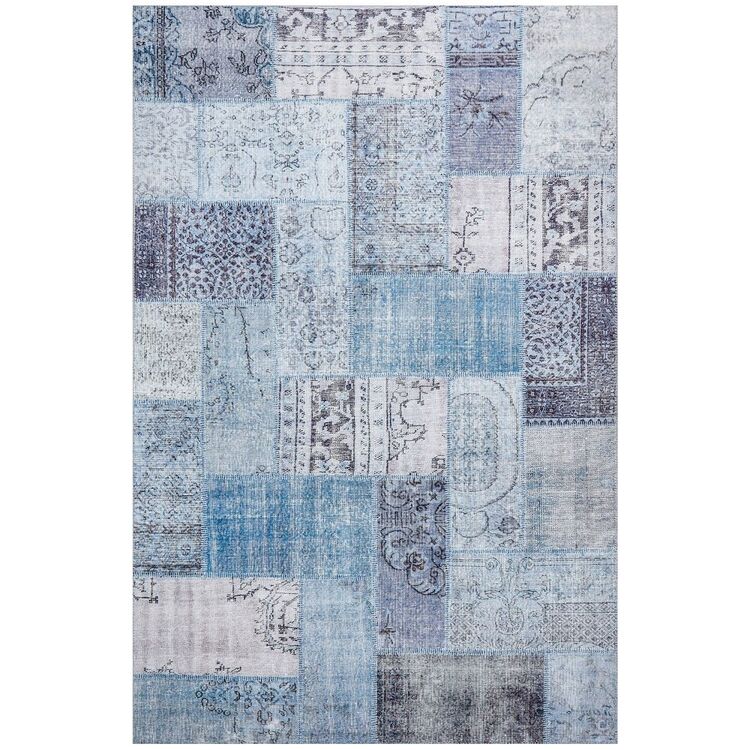 70x140 Rug Rug Culture Illusions 121 Runner Denim | Spotlight Australia