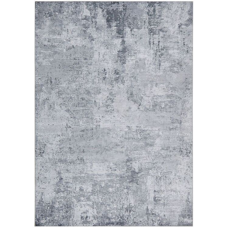 Silver Color Rug Rug Culture Illusions 156 Rug Silver | Spotlight Australia