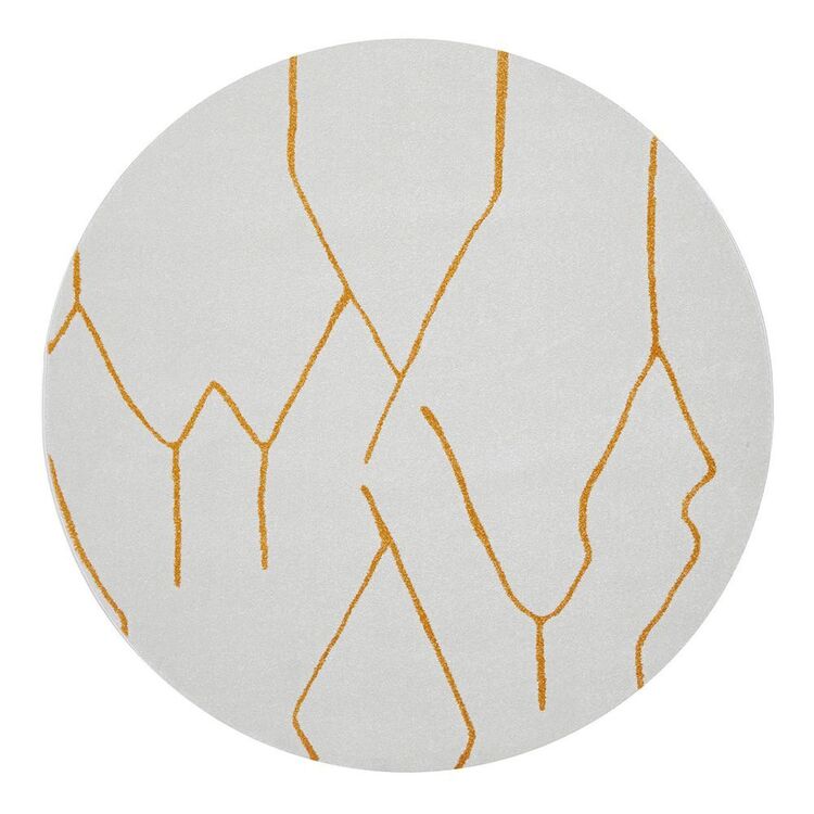 Off White Rug Roumd Rug Culture Paradise Ivy Round 1 Rug Off White | Spotlight Australia