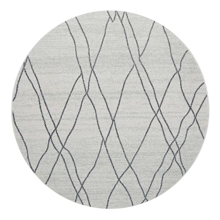 200x200 Round Rug Rug Culture Paradise Jada Round Rug Off White 200 x 200 cm