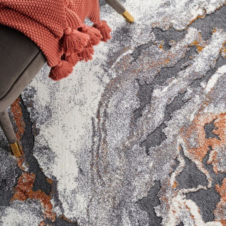 Fireflies Rug Rust Rug Culture Mineral 222 Rug Rust | Spotlight Australia
