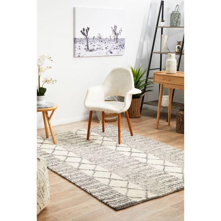 Rug Culture Skandi 316 Rug Grey